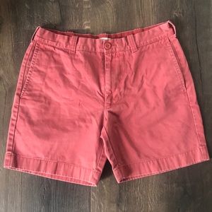 Red men’s shorts